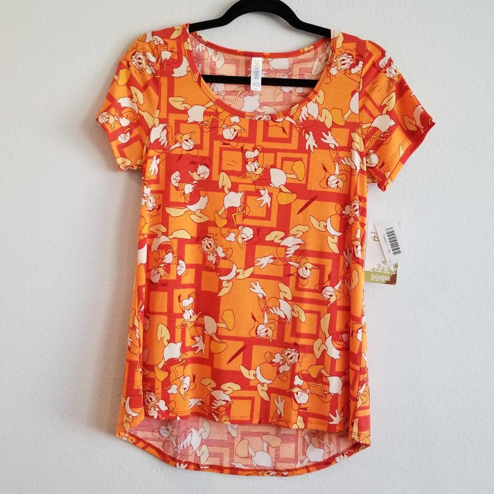 Disney Donald Duck LuLaRoe XS Classic Tee